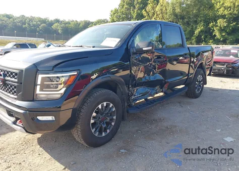 2024 Nissan Titan Pro-4X/Platinum Reserve from USA, damaged, VIN 1N6AA1ED8RN102081